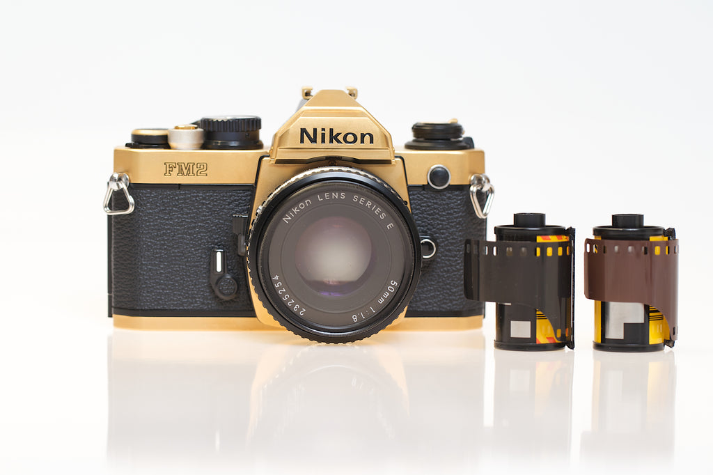 OUR LATEST COLLABORATION - 18ct Gold Plated Cameras