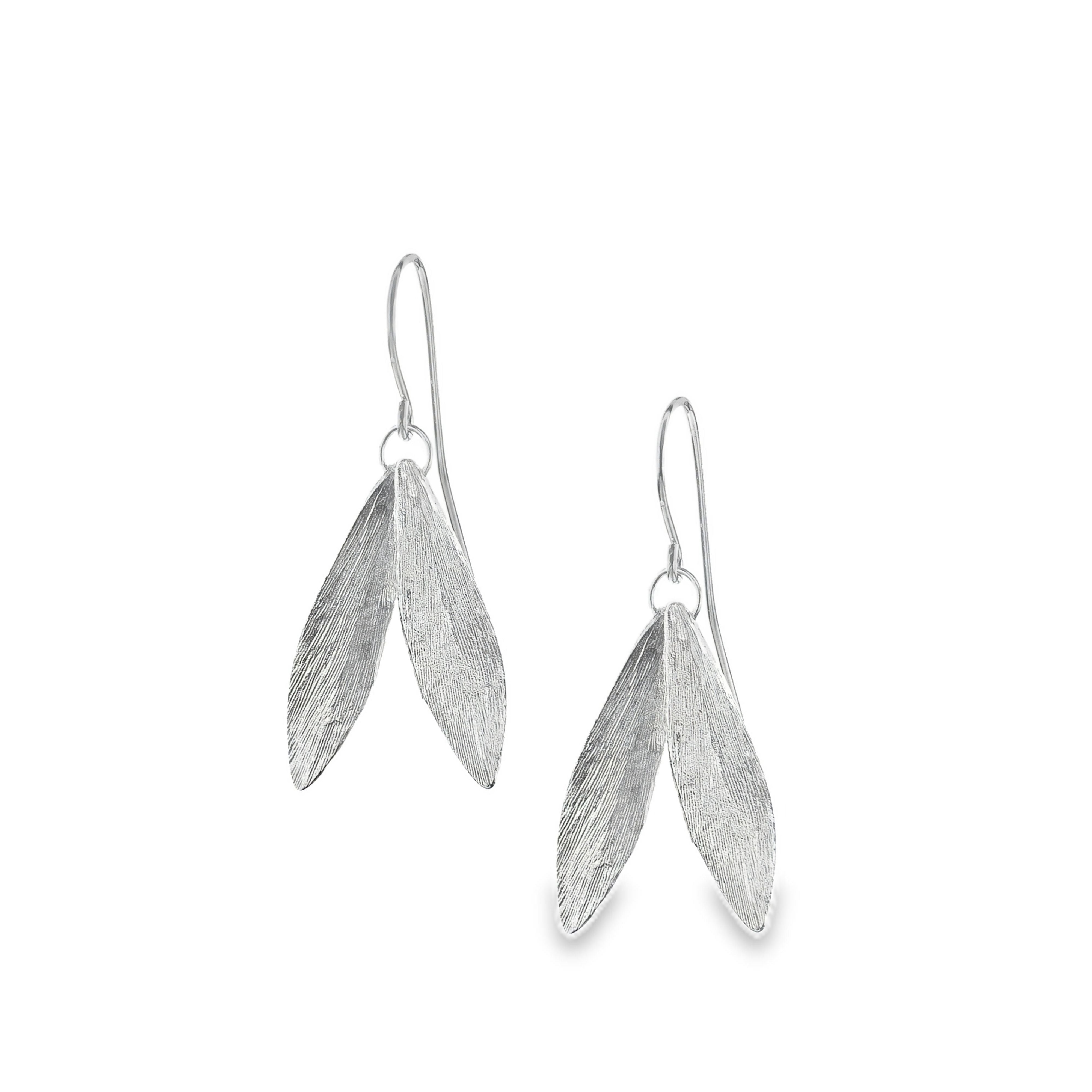 Double Leaf Earrings