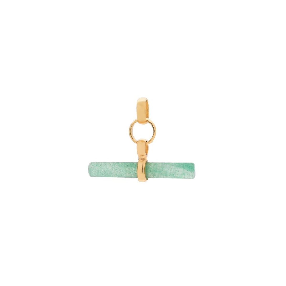 Willow Aventurine T-Bar Charm