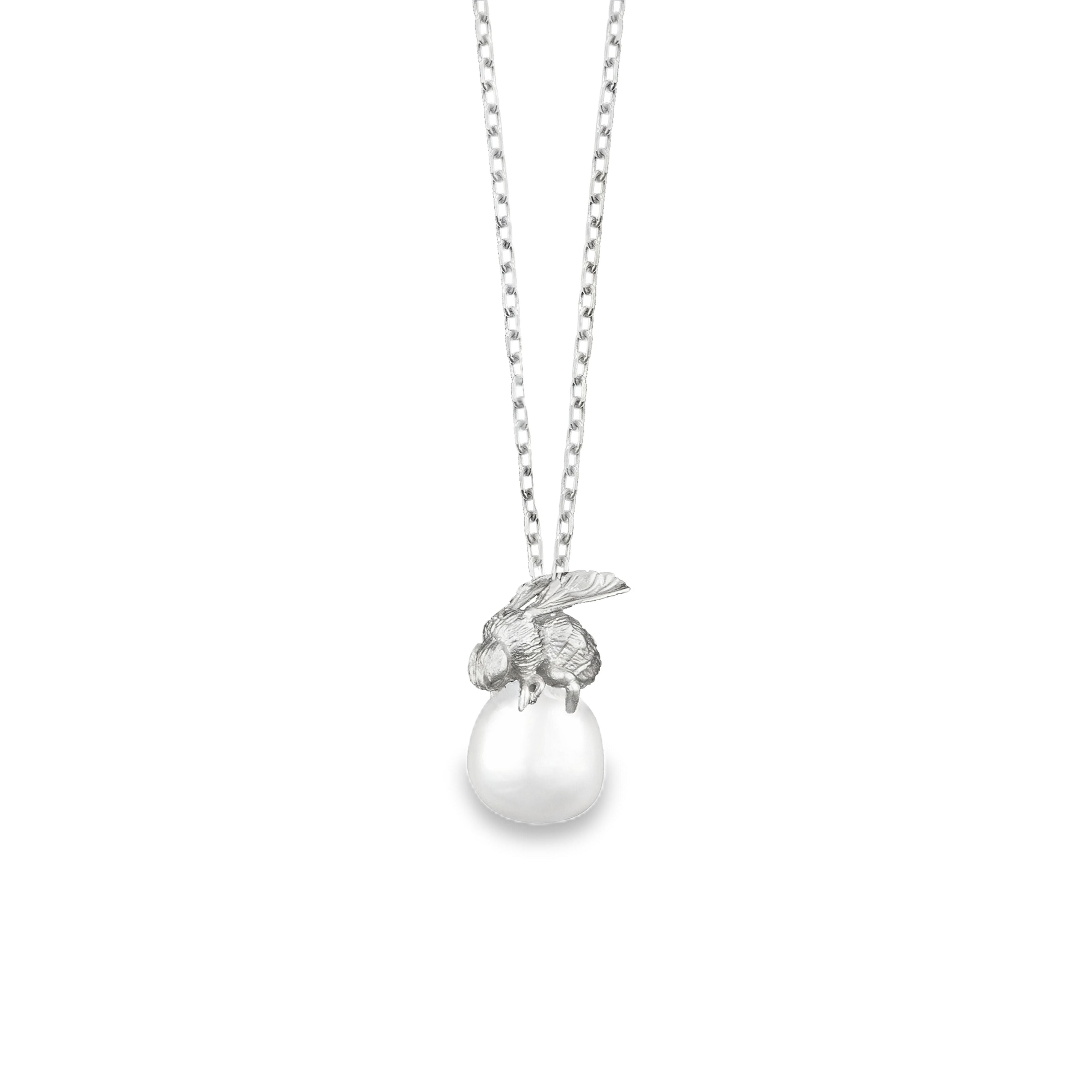 Honeybee Moonlight Pearl Pendant