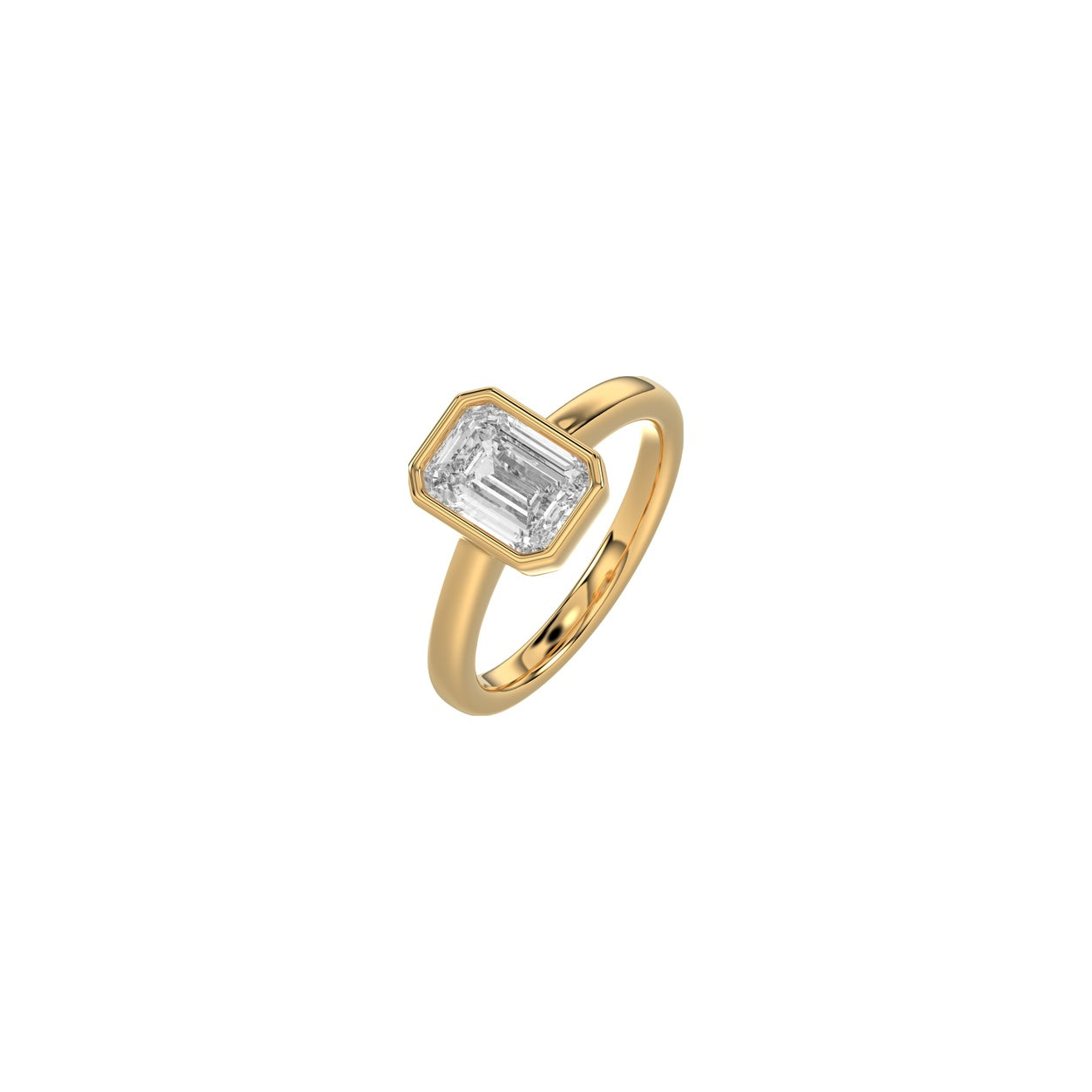 Emerald Cut Diamond Ring