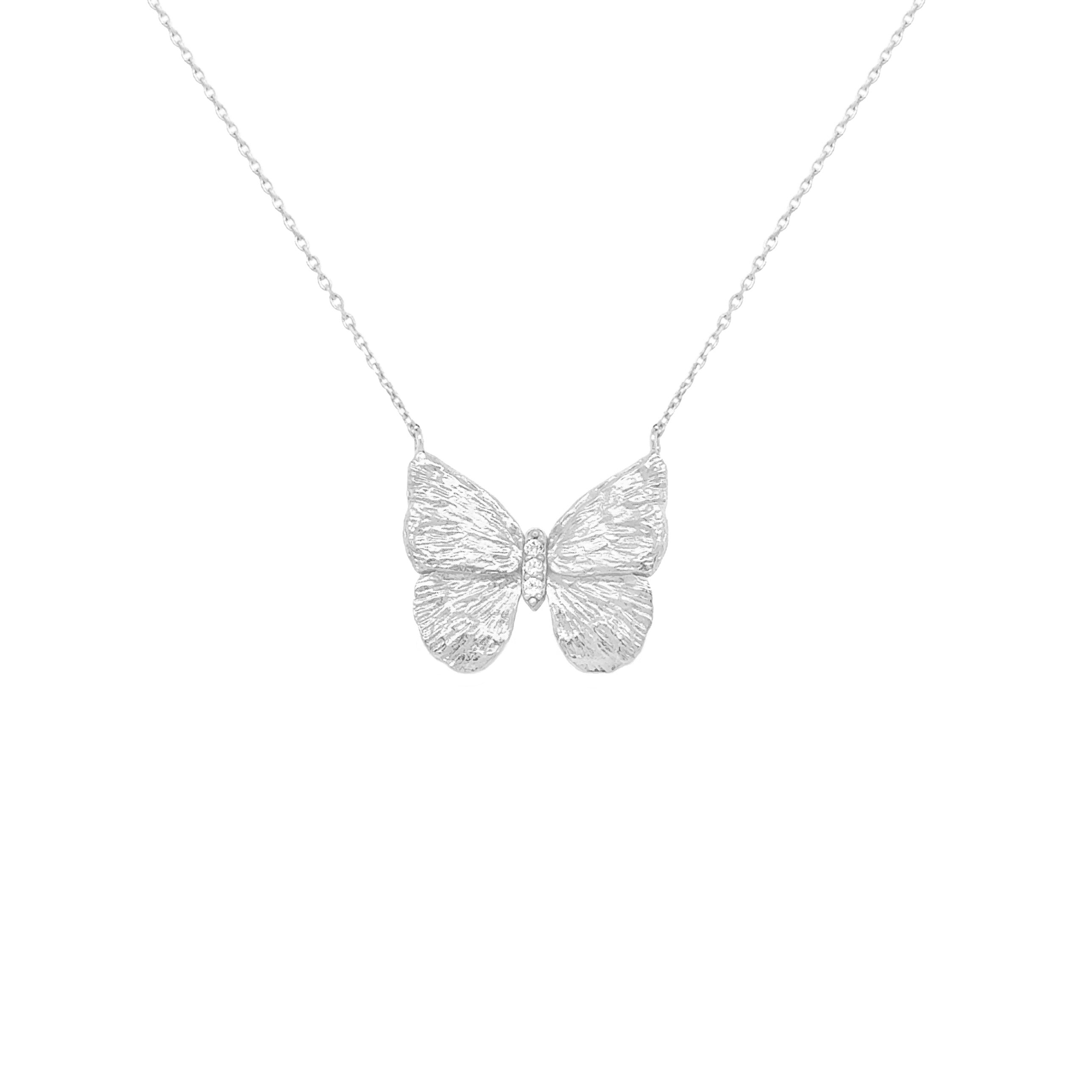 Azul Butterfly Necklace