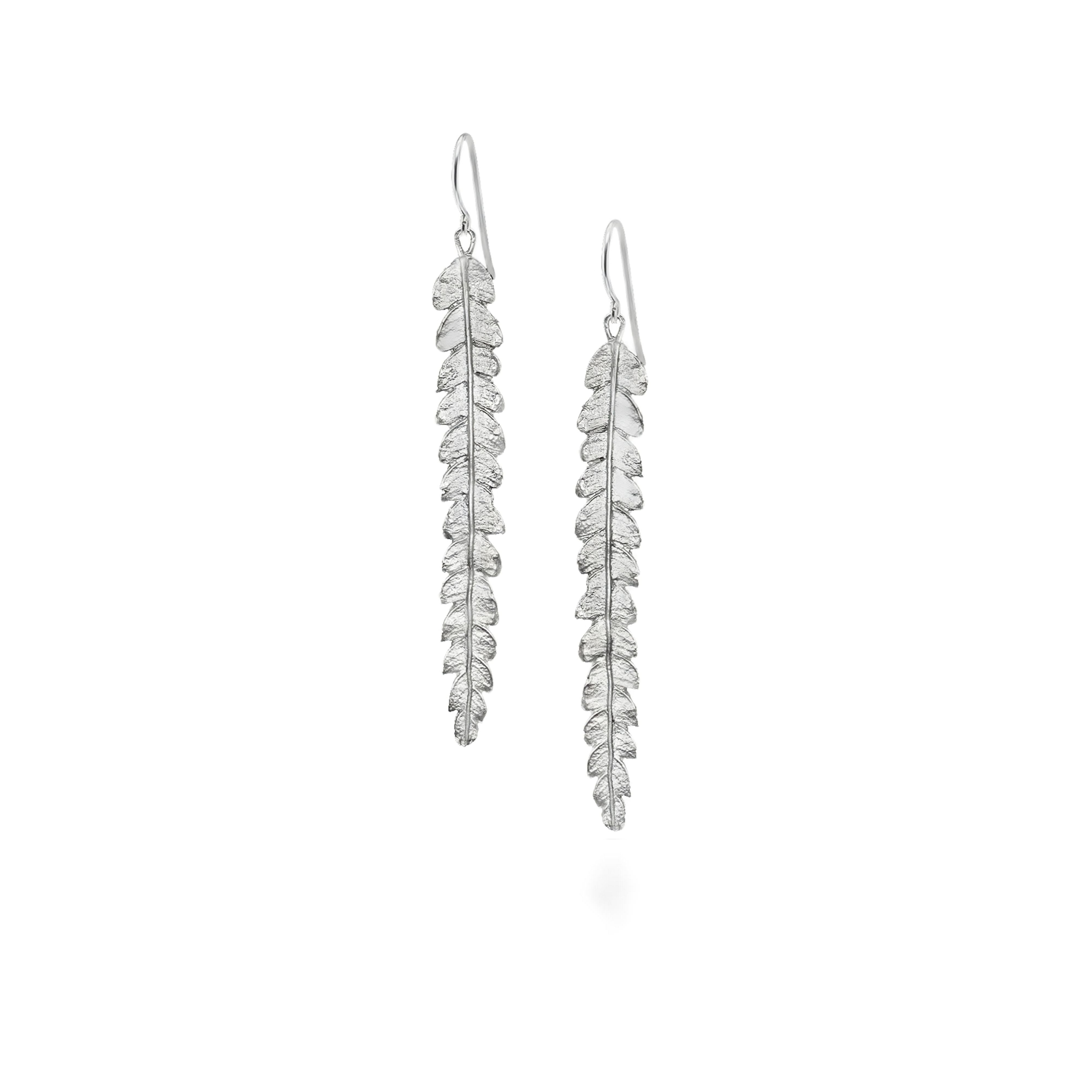 Long Fern Earrings