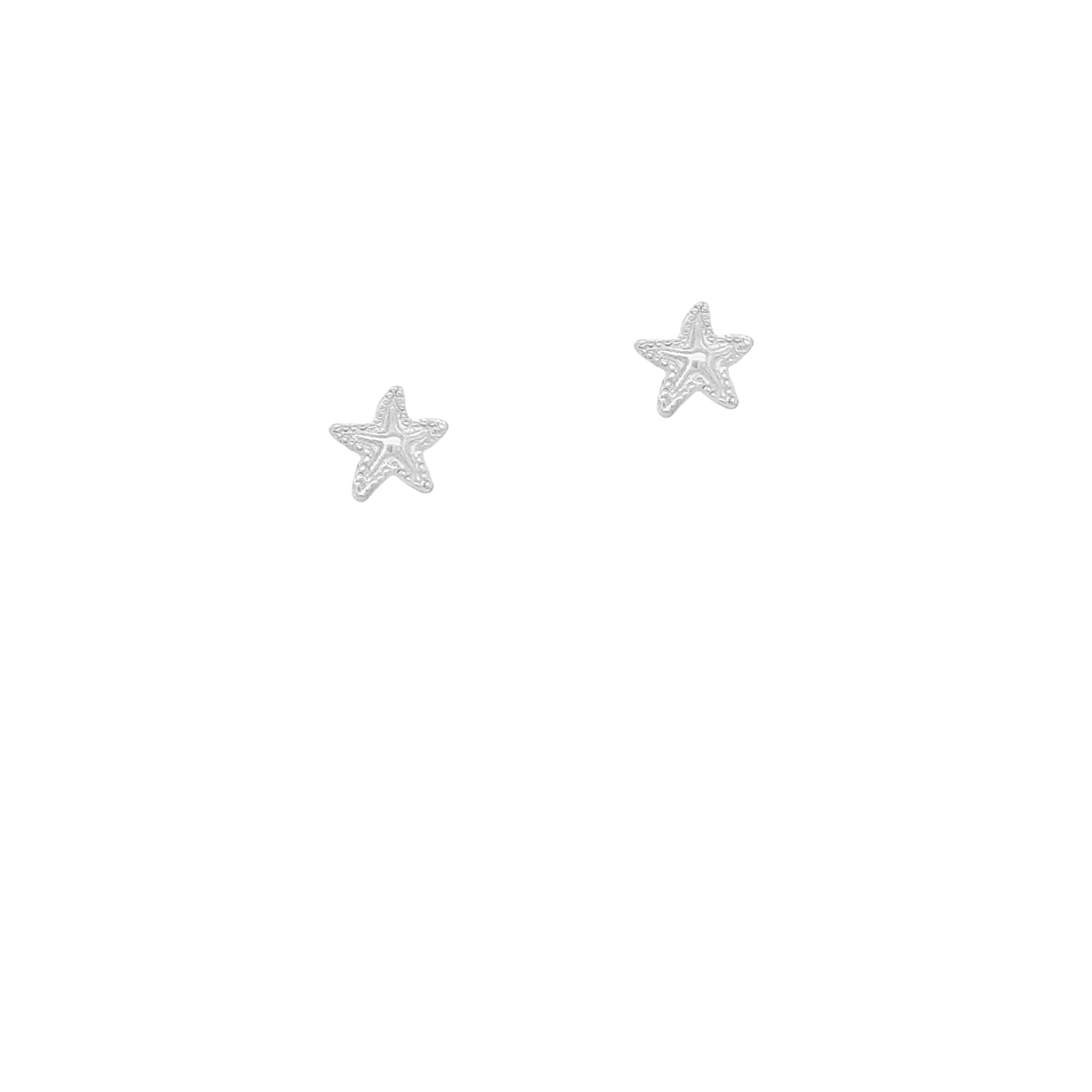 Mini Starfish Stud Earrings