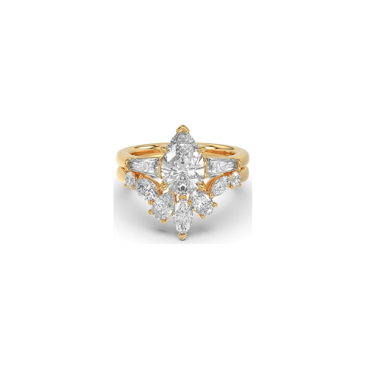 Diamond Engagement & Wedding Ring Set