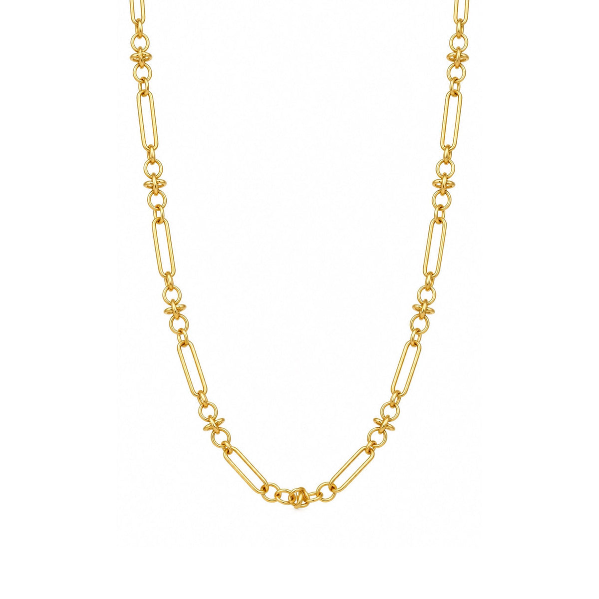 Gold Forget-Me-Knot Chain Necklace