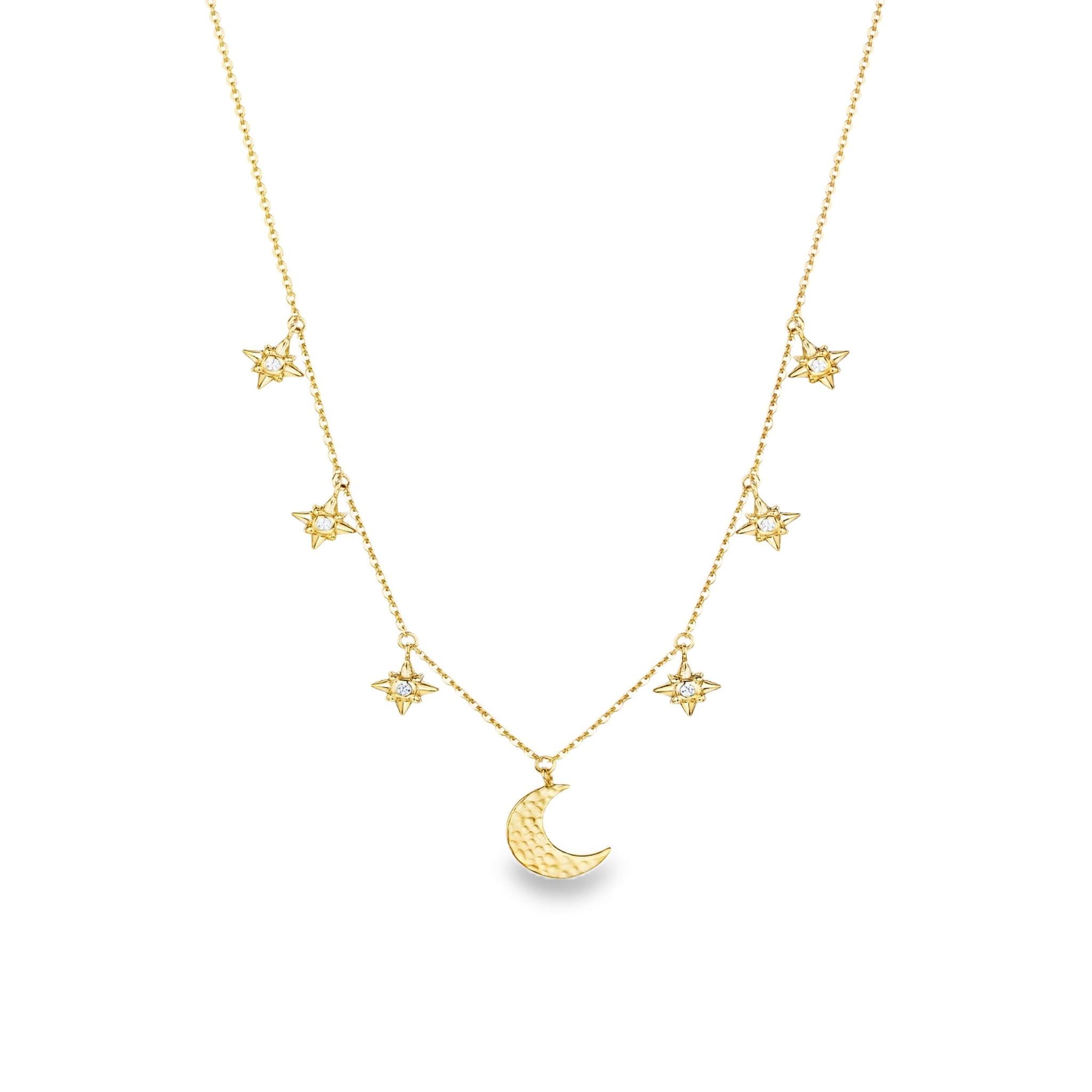 Starry Night Moon and Star Necklace Catherine Zoraida