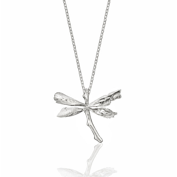 Ornate Dragonfly Sterling Silver Necklace | Dragonfly Necklace | Silver  Spoon Jewelry