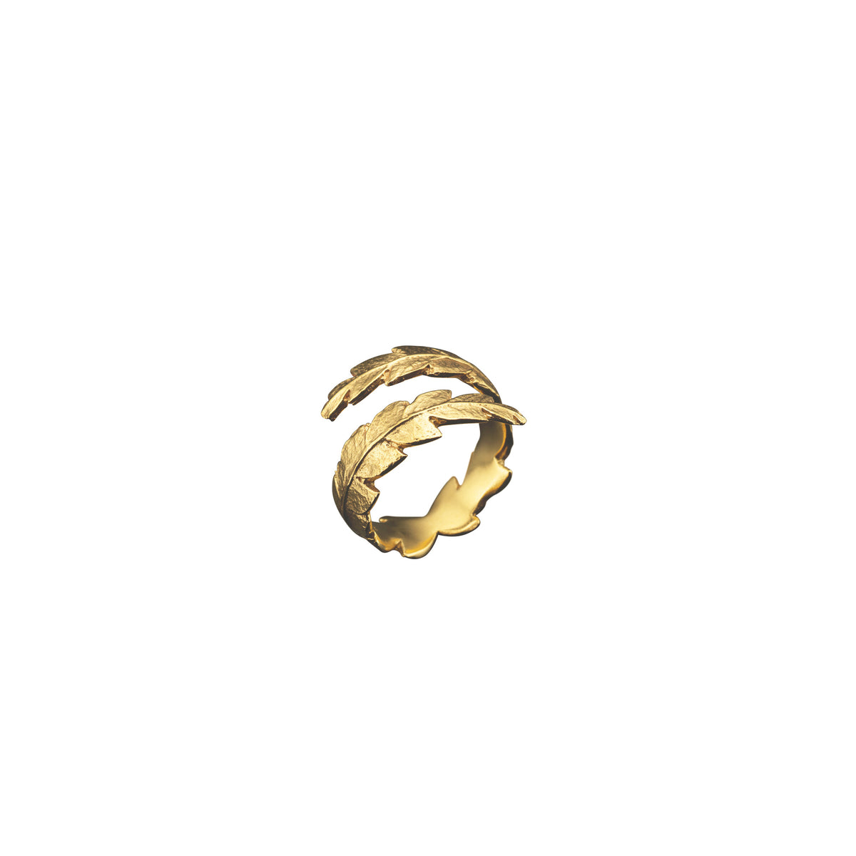 Gold Fern Wrap Ring