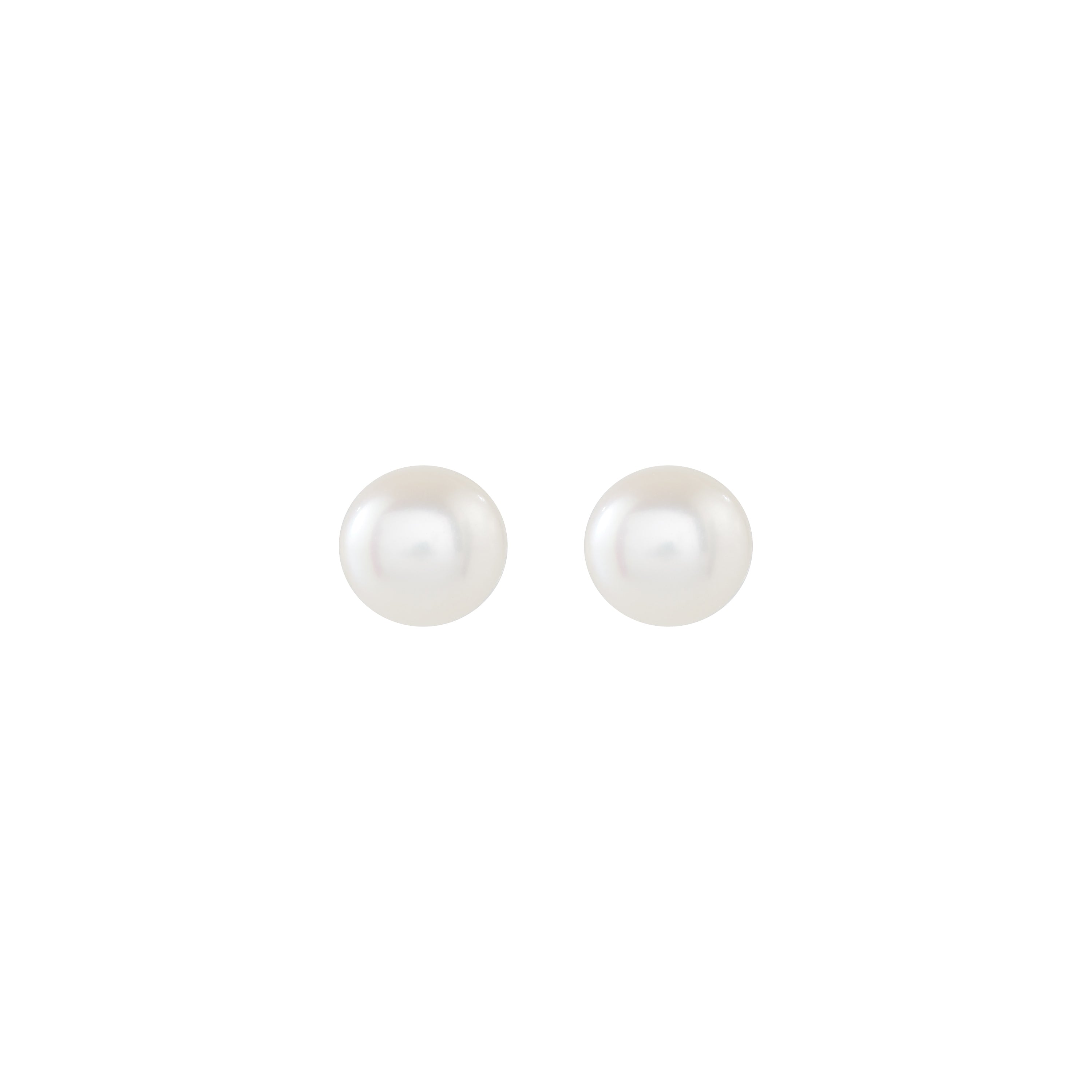 Silver Mini Pearl Stud Earrings featuring unique natural pearls for elegant everyday wear.