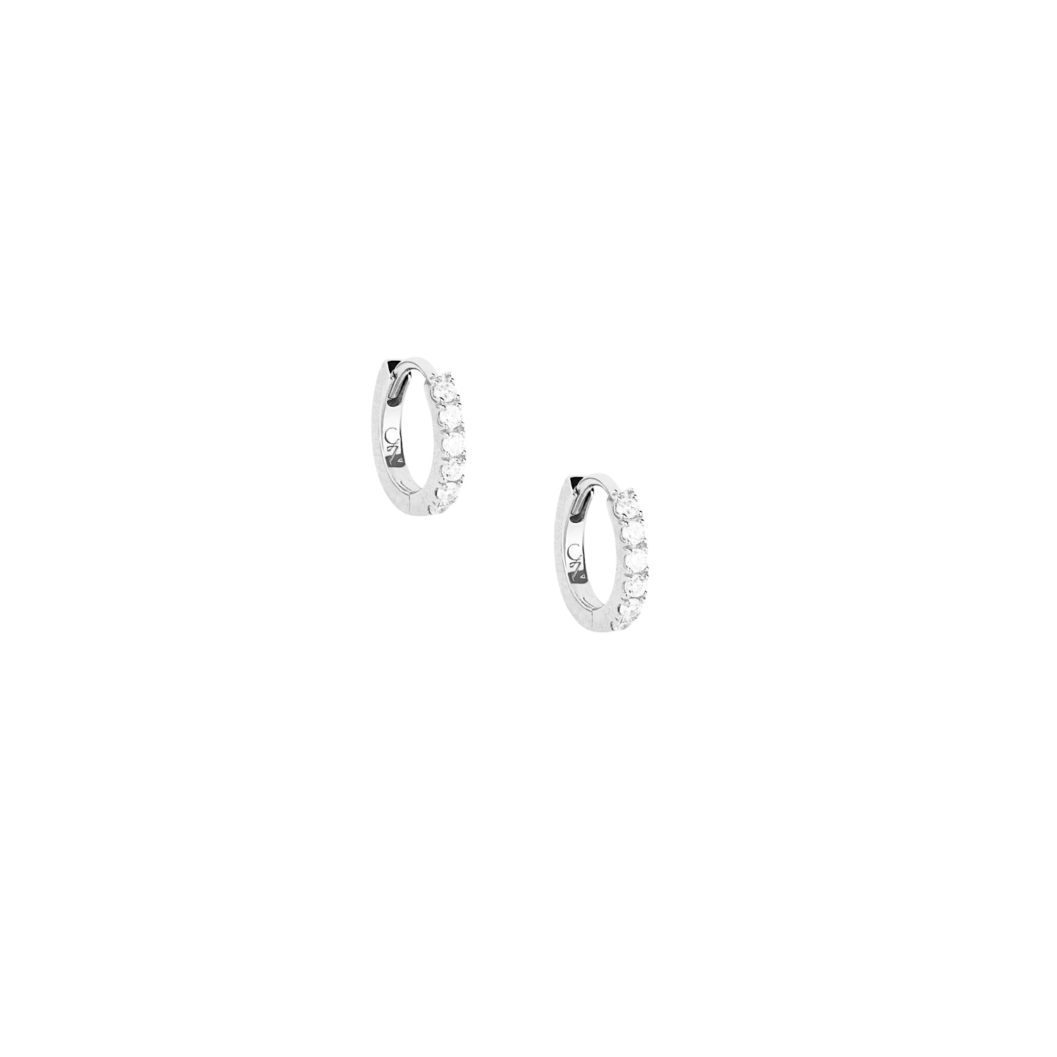 Glitter Huggie Hoop Earrings