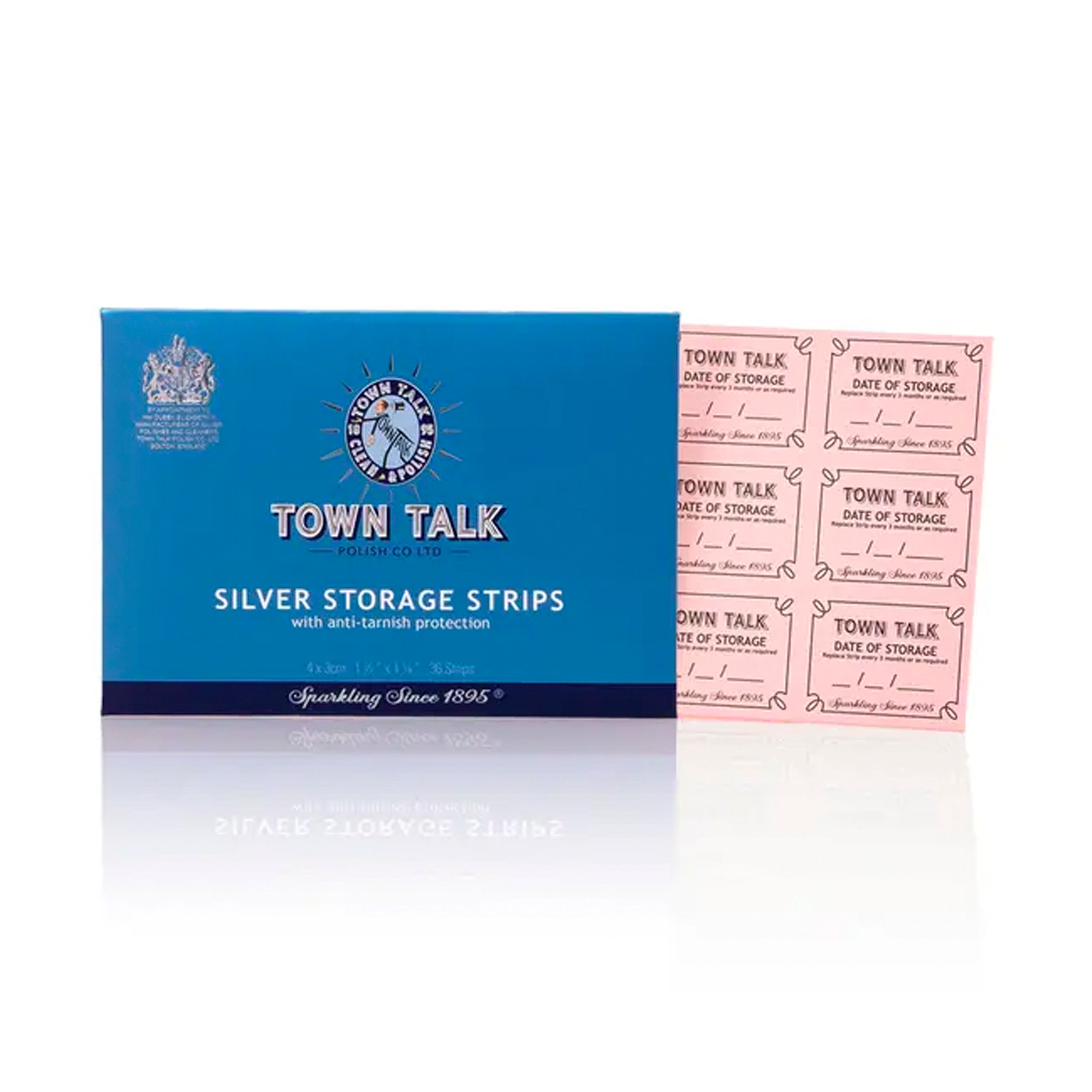 Anti tarnish silver storage strips silver plated silver